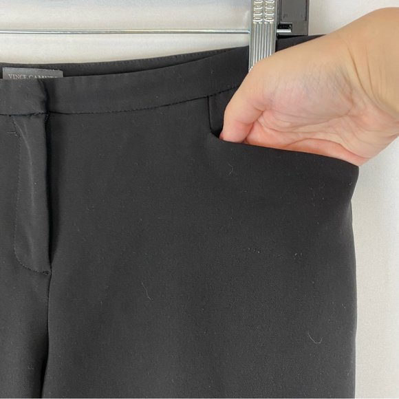 🌷 3/$30 Vince Camuto Black Slim Fit Cropped Trouser Size 2 - Picture 2 of 8